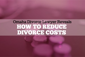 Reduce Divorce Costs
