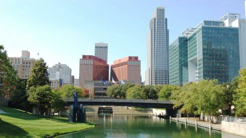 Omaha Nebraska skyline